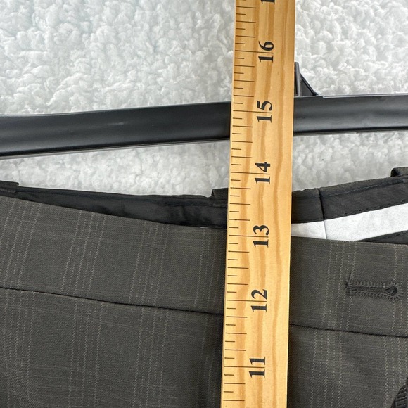 Perry Ellis Portfolio, Men's Modern-Fit Subtle Check Dress Pants, 40W x 30L - Picture 9 of 10